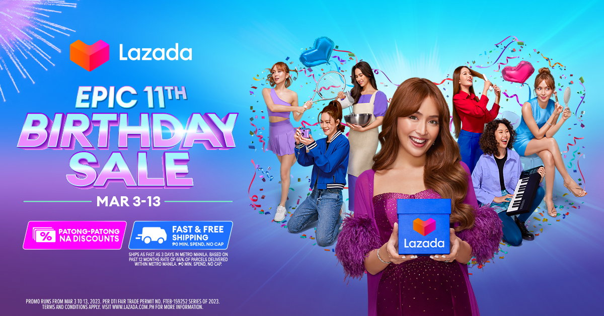 Lazada 11th Birthday Lazada 3.3 Sale Voucher