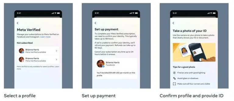 Metas-paid-verification-service
