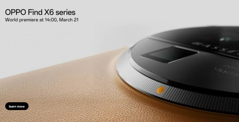OPPO Find X6 series - launch date