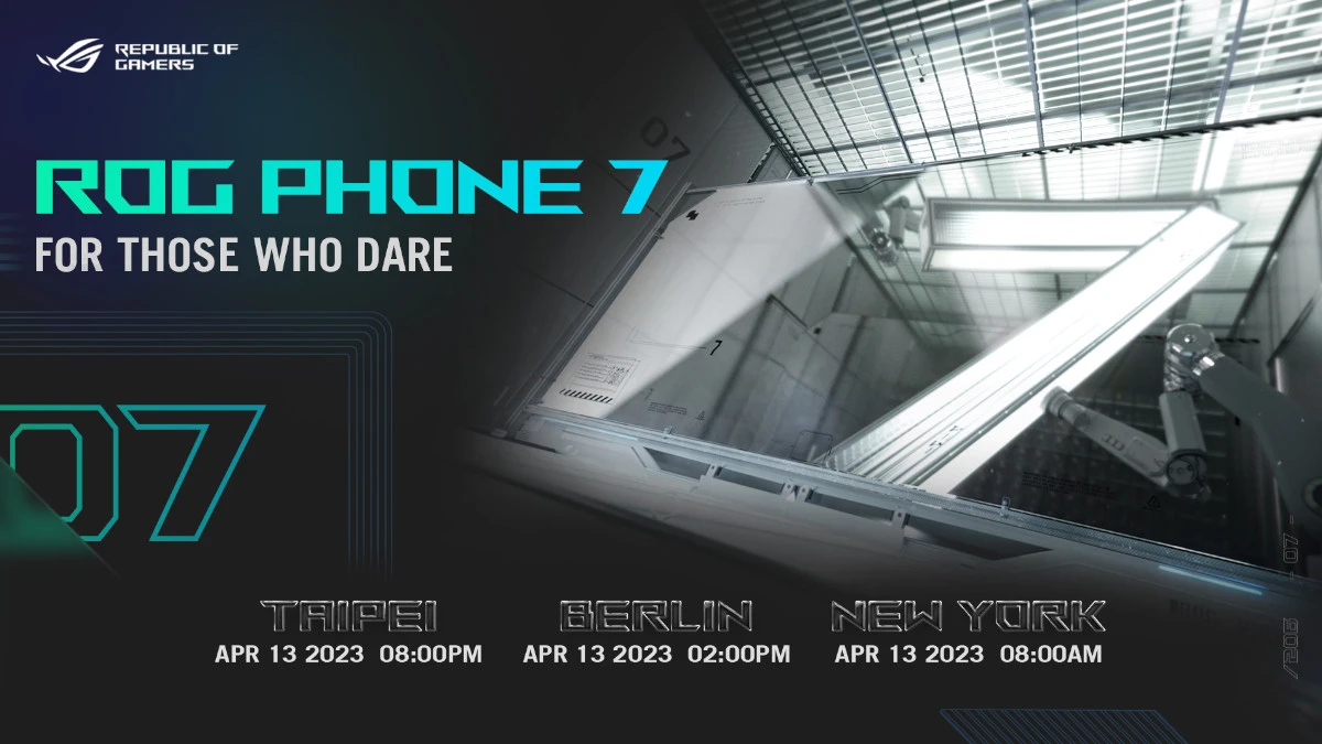 ROG Phone 7 - launch date - poster