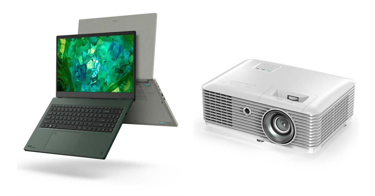 Acer Aspire Vero 15 and Vero Projector