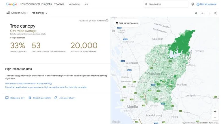 Google-AI-pwered-tree-Canopy