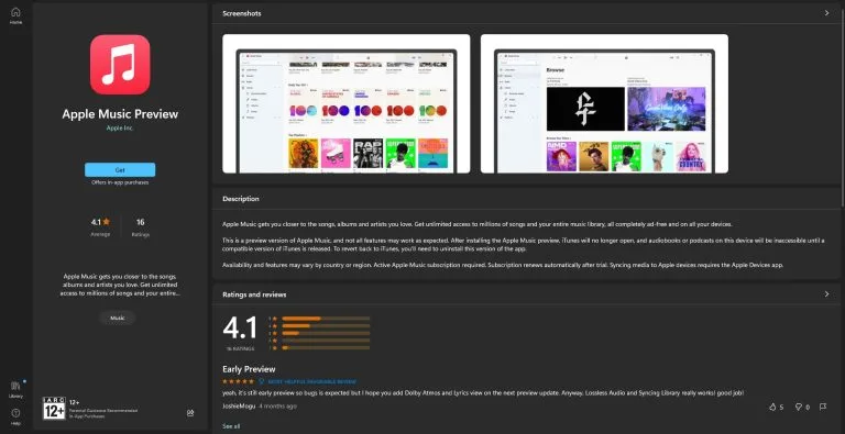 Apple-Music-on-Microsoft-store