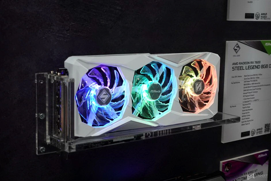 ASRock RX 7600 Steel Legend Computex 06