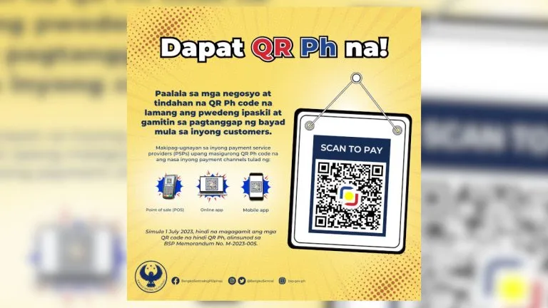 BSP QR Ph announcement