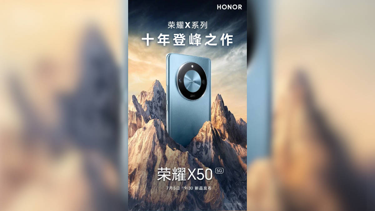 Honor X50 launching on July 5