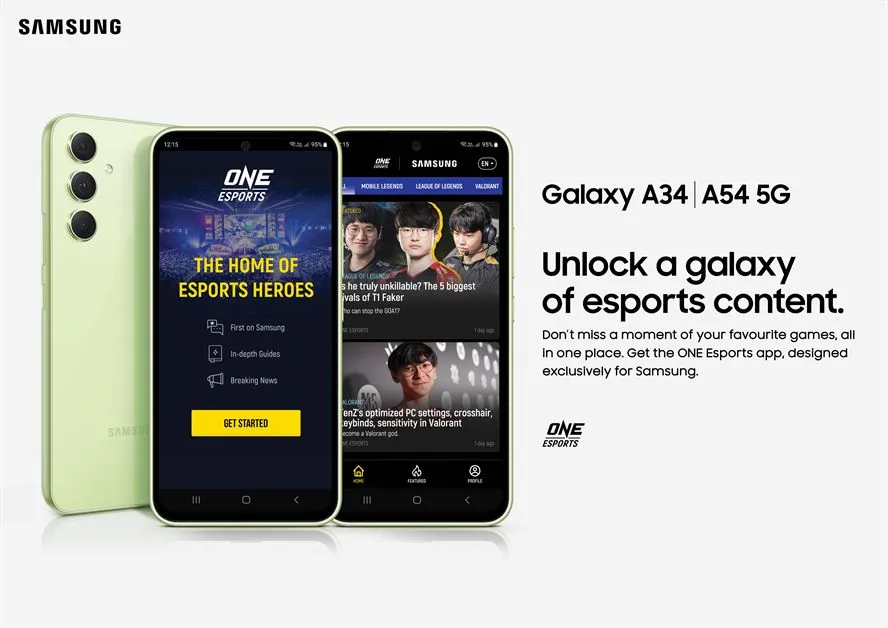 Samsung x One ESports PR Image