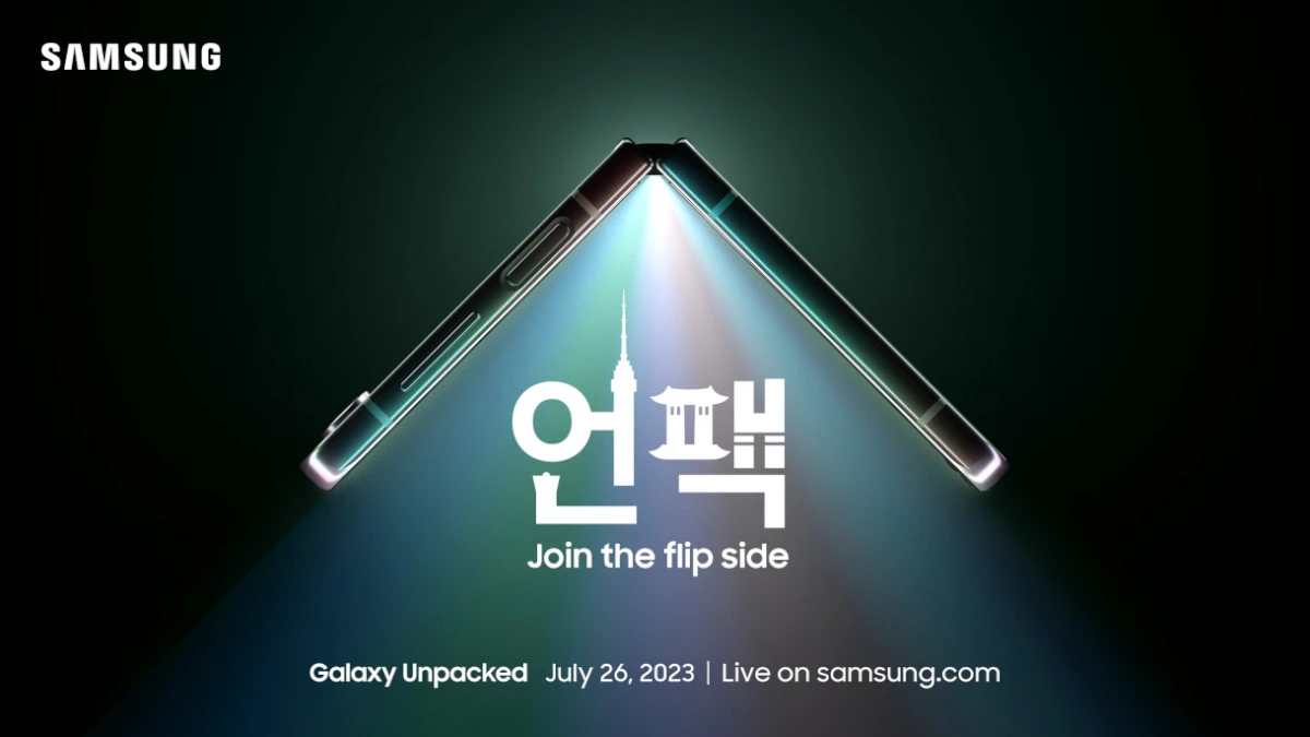 Galaxy Unpacked Join the Flip Side poster announcement featured image