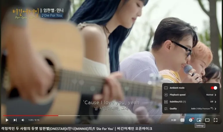 YouTube 1080p Premium