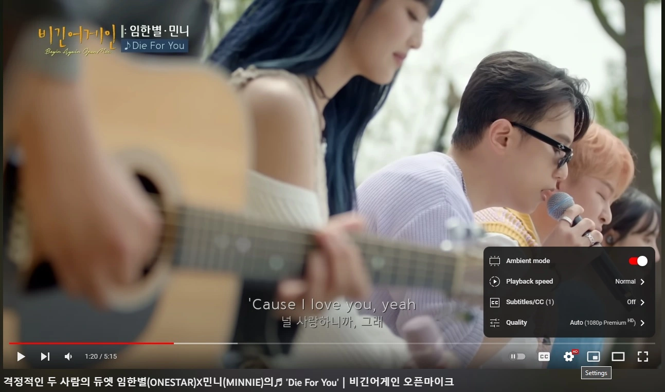 YouTube 1080p Premium