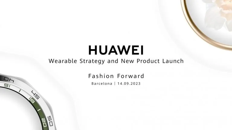 Huawei wearable launch event September 14