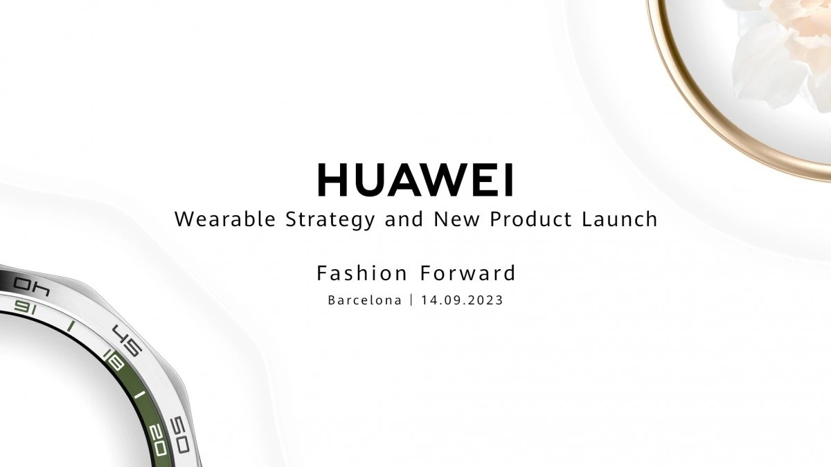 Huawei wearable launch event September 14