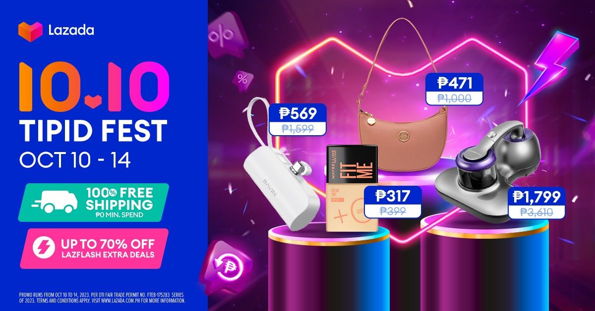 Lazada 10.10 Tipid Fest