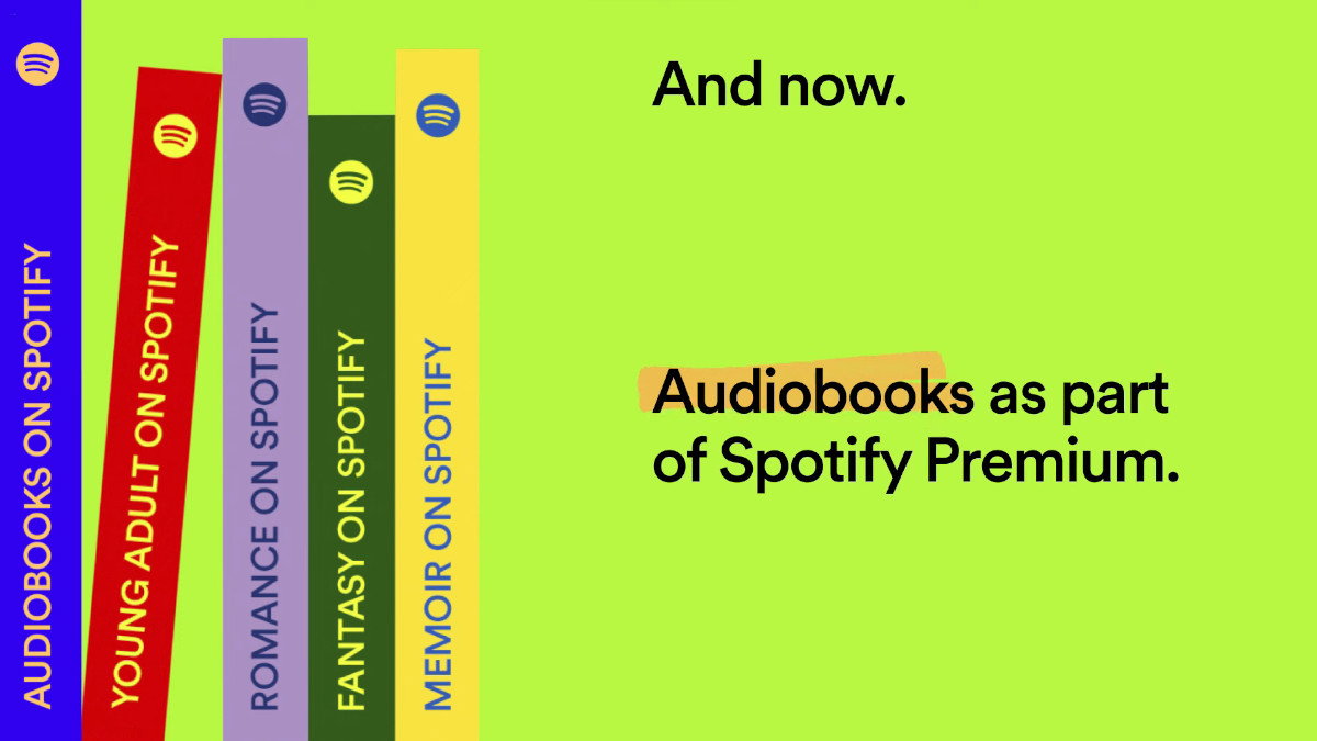Spotify Premium audiobooks service 1