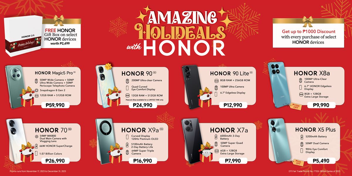 Main KV HONOR Amazing Holideals