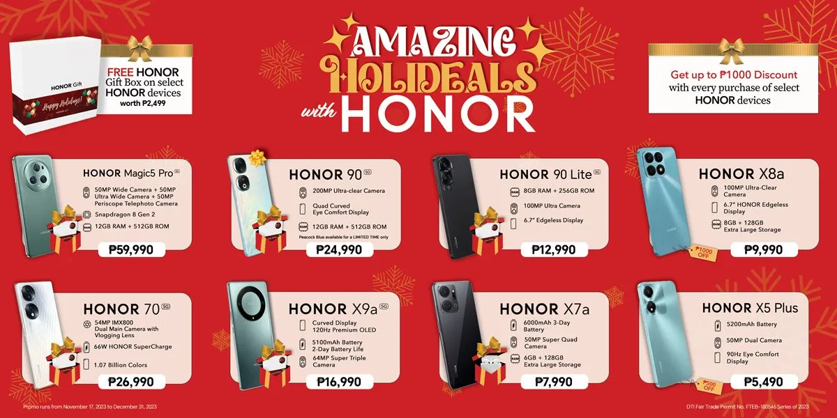 Main KV HONOR Amazing Holideals