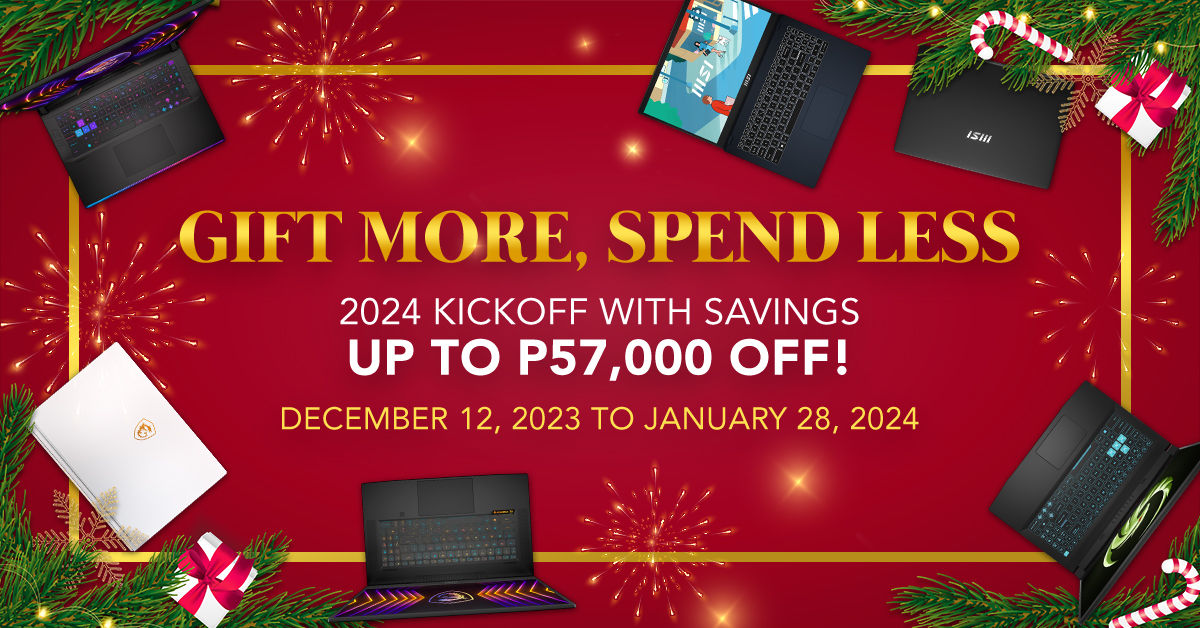 MSI Gift More, Spend Less promo 1