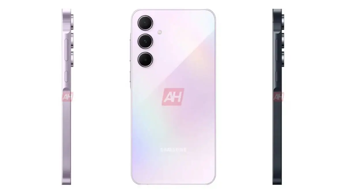 AH Samsung Galaxy A55 renders