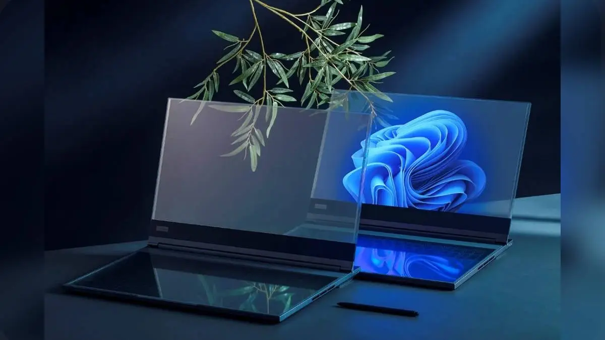Lenovo transparent laptop