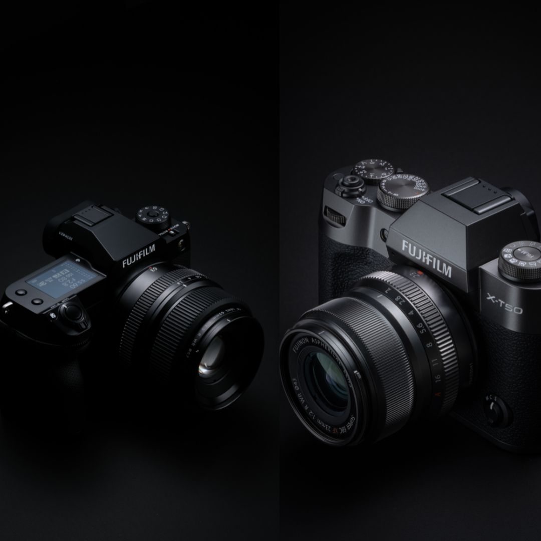 FUJIFILM X T50 and GFX 100S II