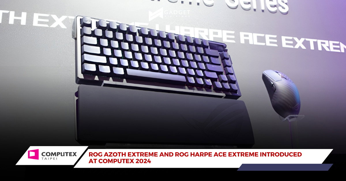 ROG Azoth Extreme and ROG Ace Harpe Extreme Computex 2024 1