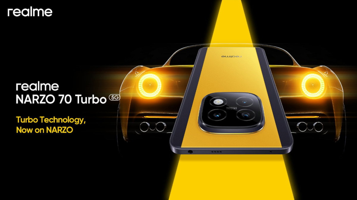 realme narzo 70 Turbo 5G India teaser 1