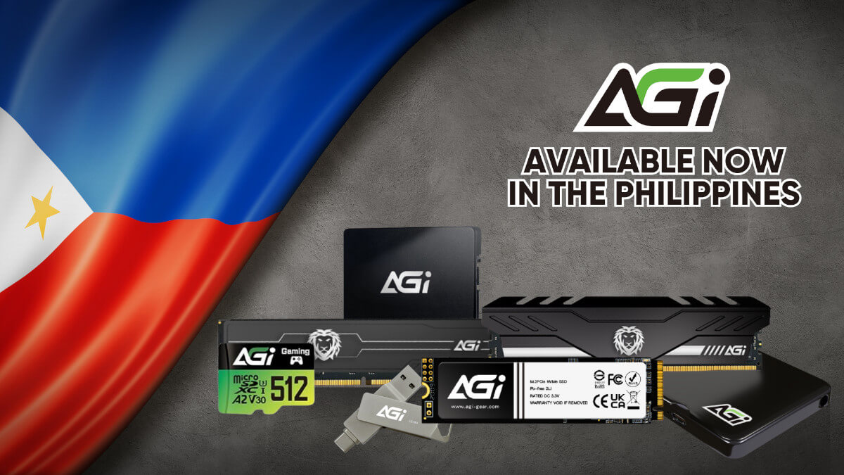 AGI Technology now available in PH 1