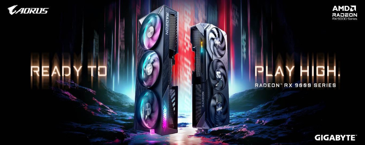GIGABYTE Radeon RX 9000 series graphics cards launch 1