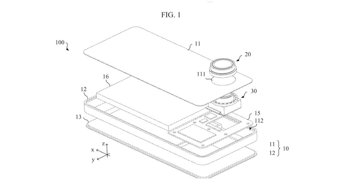 Huawei retractable camera patent 1