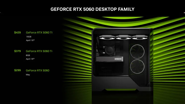 Nvidia GeForce RTX 5060Ti RTX 5060 PH