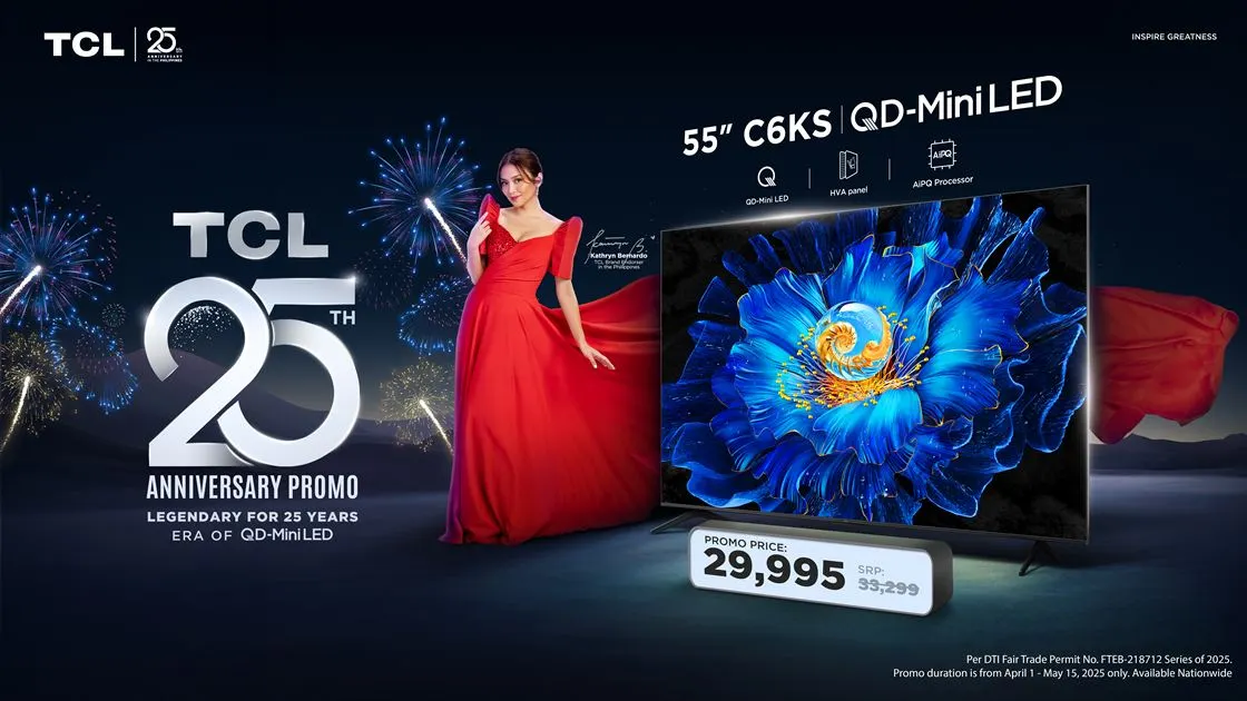 TCL 25th Anniversary Promo Philippines