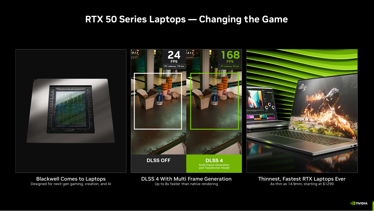 Nvidia GeForce RTX 50 Series RTX 50 Gaming Laptops