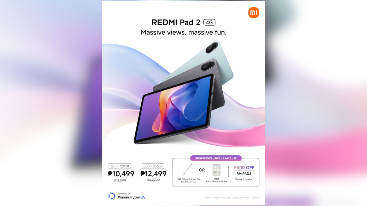 Redmi Pad 2 4G PH launch 1