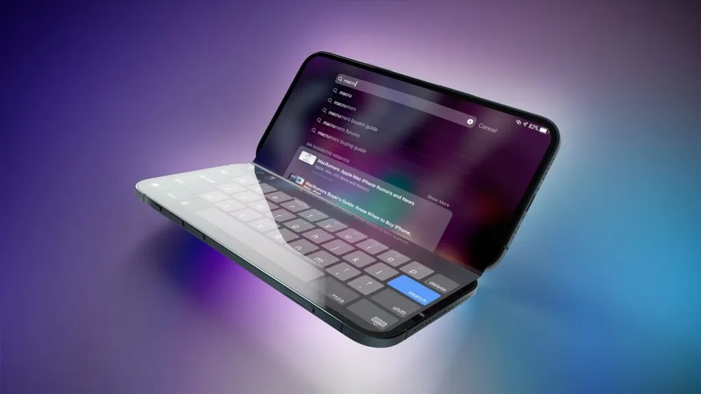 apple foldable iPhone banner