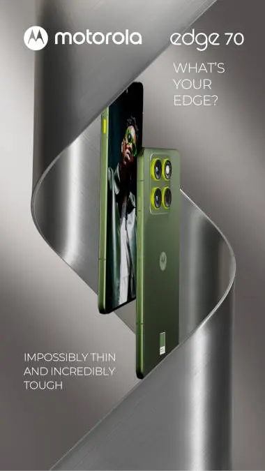 Motorola Edge 70 banner