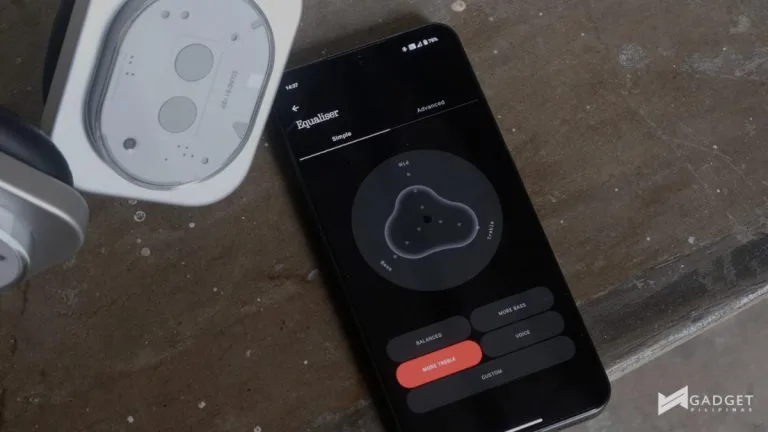 Nothing Headphone (1) Review Nothing X app Simple EQ