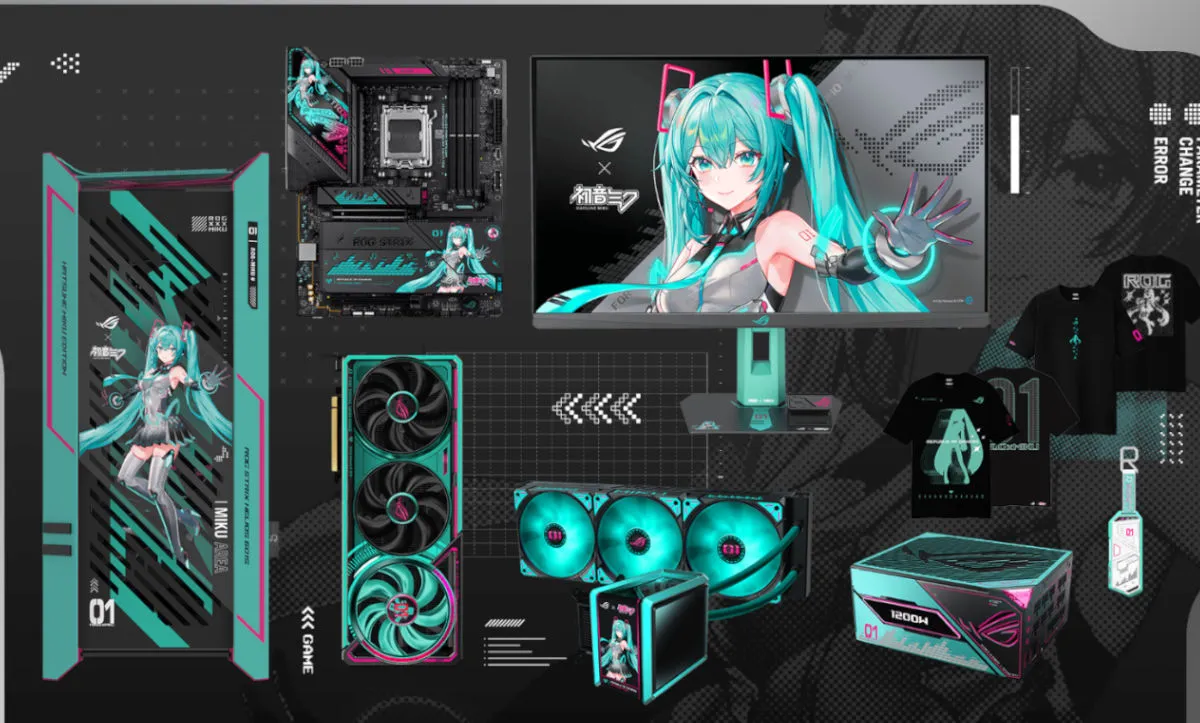 ROG x Hatsune Miku collection PH launch 1