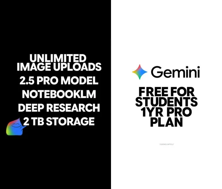 Google Gemini Pro student offer 1