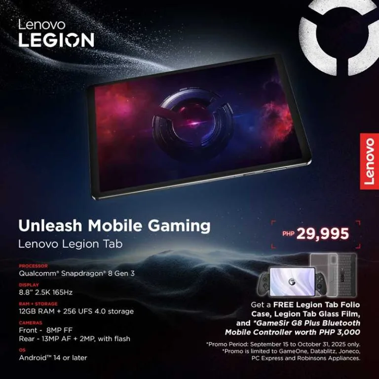Legion Tab Gen 3 Launch Promo KV