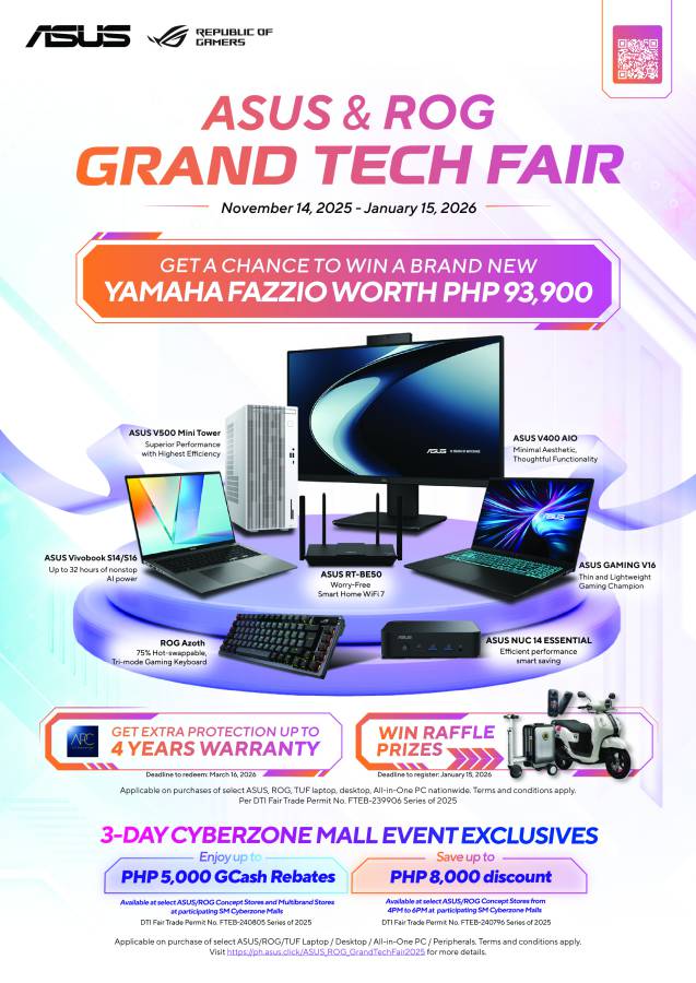 1 Extended ASUS Premium Care Warranty and Nationwide Raffle