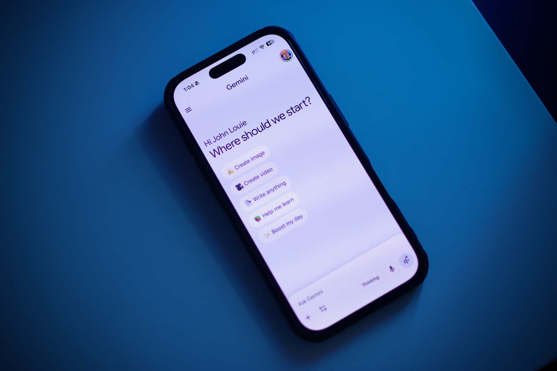 iPhone Gemini