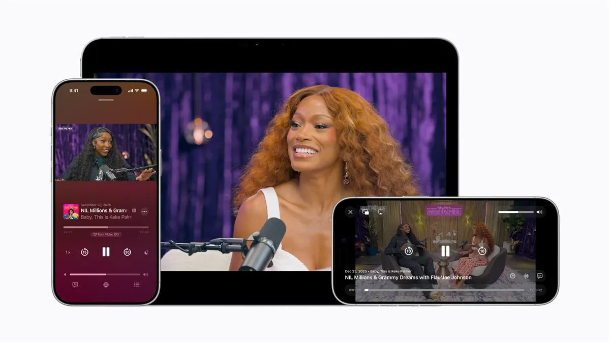 Apple Podcasts enables video