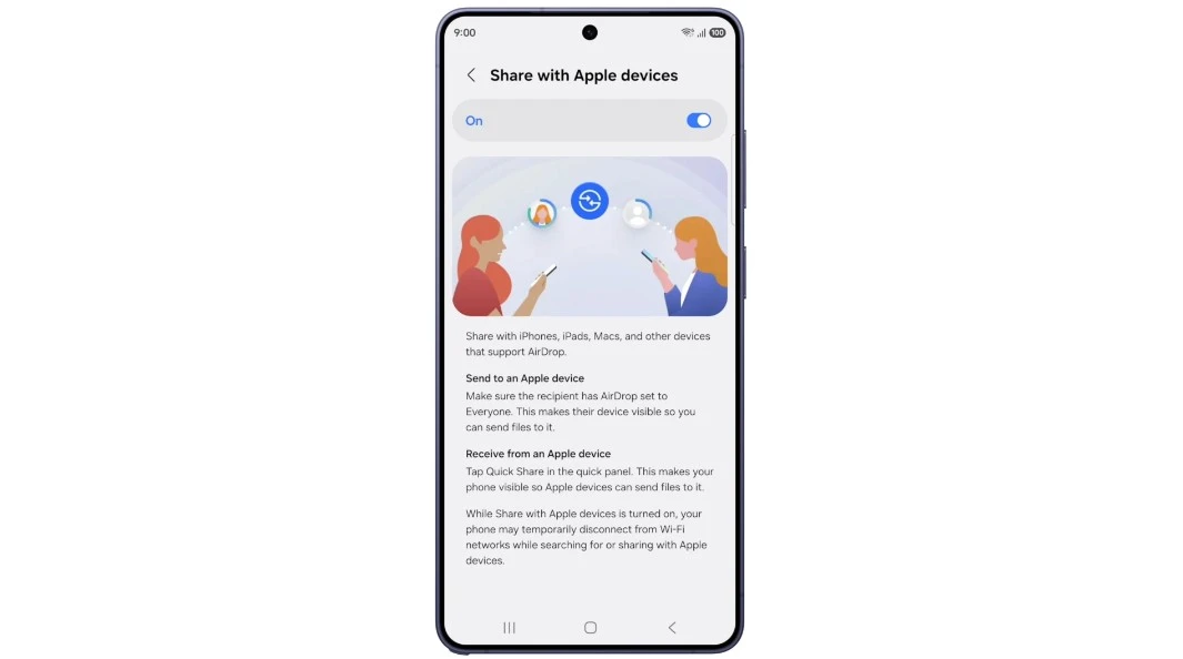 Samsung x AirDrop 1