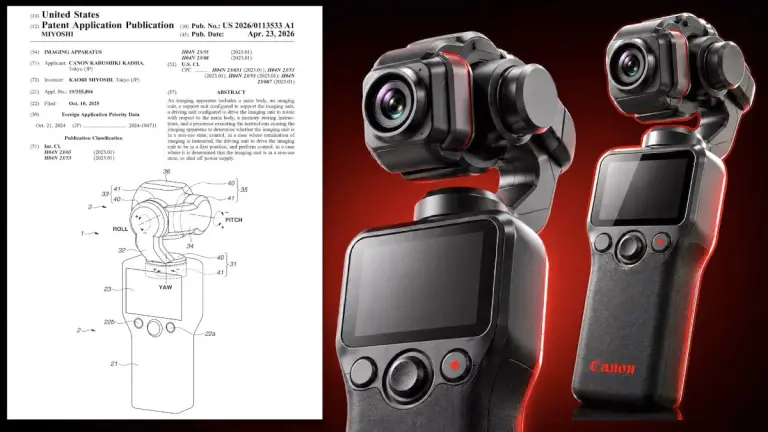 Canon Gimbal Patent 1