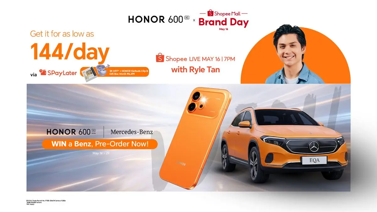 HONOR Shopee Brand Day 2026 PR 1