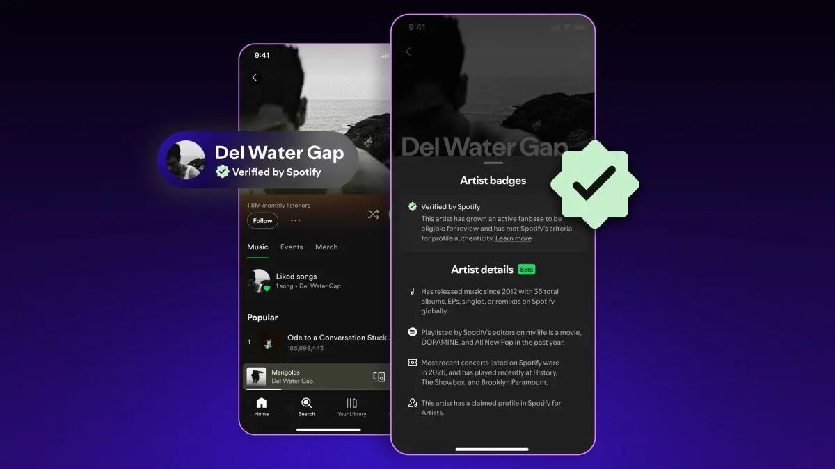 Spotify Verifying non AI Artists 2