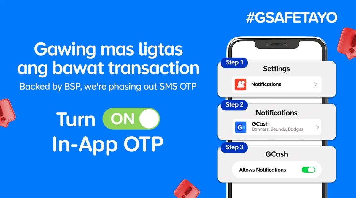 GCash Rolls Out In App OTP