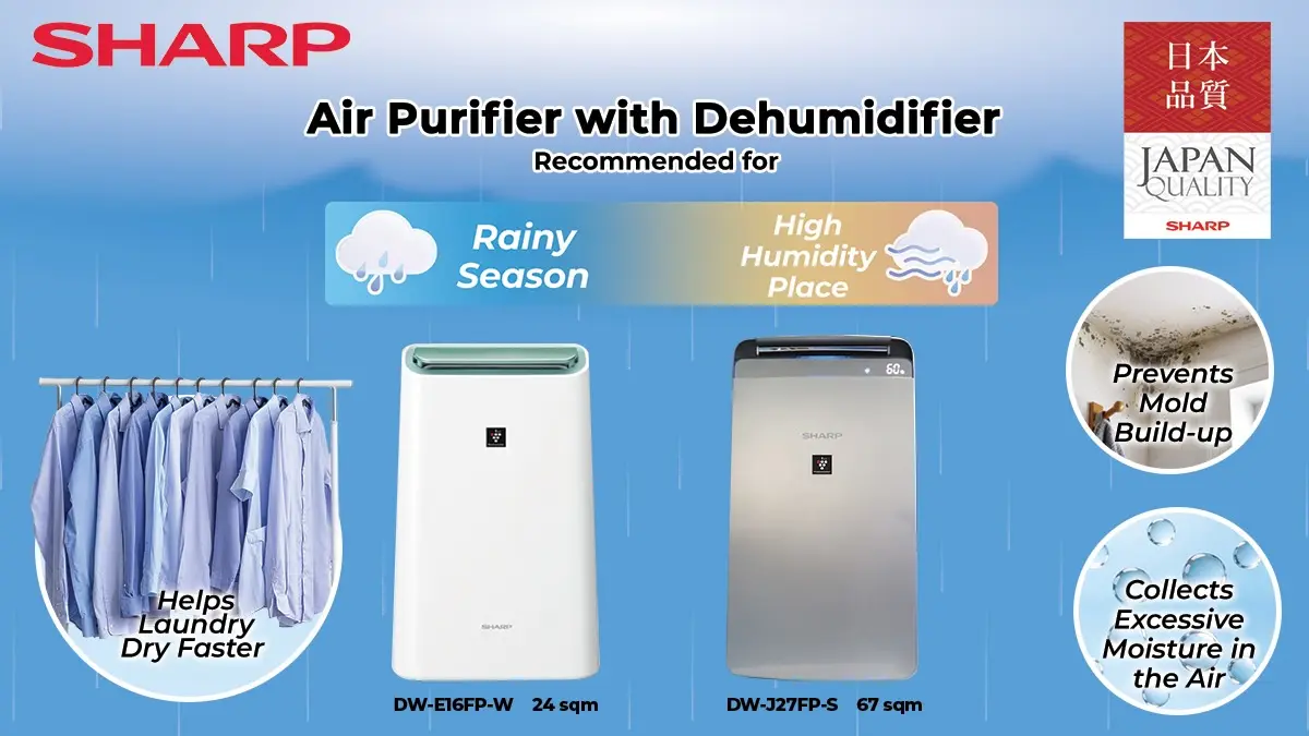 Sharp Air Purifier with Dehumidifier FI