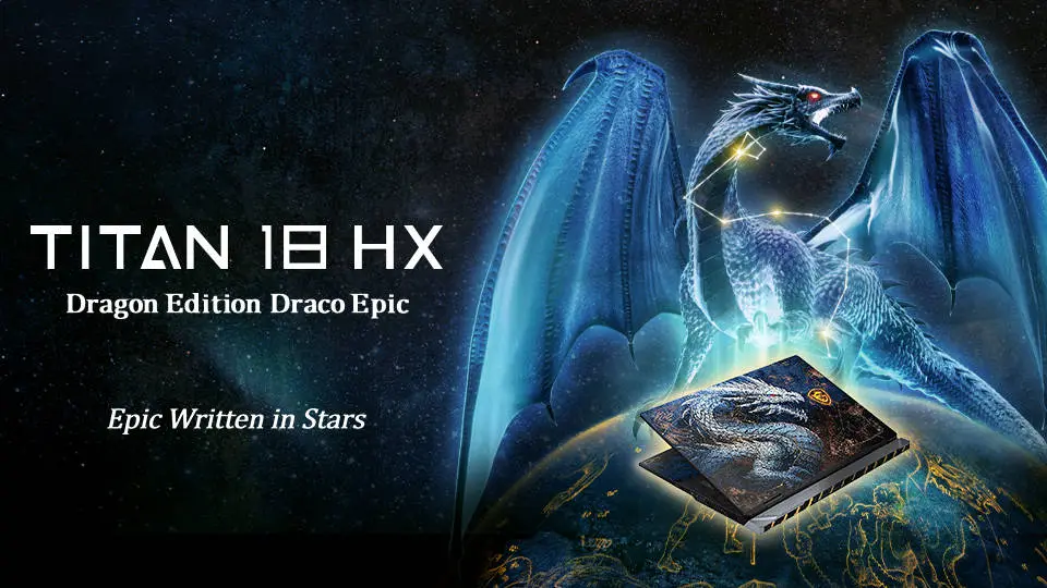 Titan 18 HX Dragon Edition Draco Epic Keyvisual