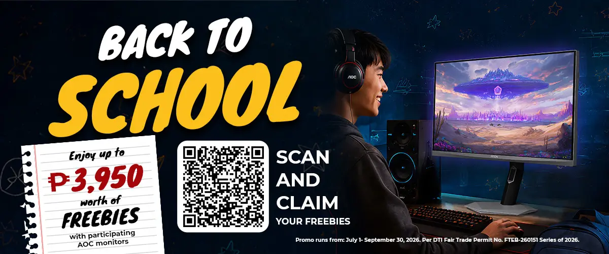 AOC Agon Back to school promo 1